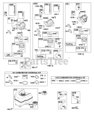 Briggs & Stratton 12A114-0130-E1 - Briggs & Stratton Horizontal Engine Carburetor, Fuel Supply