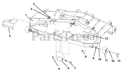 Ariens 992807 (2760 S) - Ariens Pro-Zoom 60" Zero-Turn Mower, 27hp Kawasaki (SN: 000111 & Above)