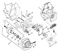 Snapper RT 4151 (80142) - Snapper Walk-Behind Trimmer RT4151 Crankcase Assembly
