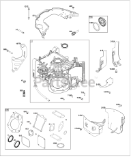 Briggs & Stratton 61A777-0102-J1 - Briggs & Stratton Vertical Engine Cylinder Group