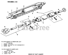 Allis-Chalmers B-110 (2029928) - Allis-Chalmers Garden Tractor, 10hp POWER LIFT GROUP - Diagram 2