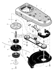 Murray TM4000x51A - Murray Walk-Behind Trimmer (2001) Trimmer Head Assembly