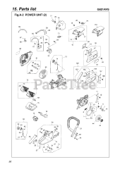RedMax G 621 AVS - RedMax Chainsaw (SN: 642078 & Above)