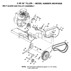 Weed Eater WEH F550 B - Weed Eater Tiller