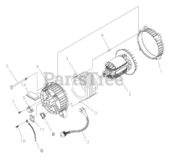 Snapper 030216-0 - Snapper 6,200 Watt Portable Generator Alternator (191794)