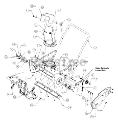 Yard Machines 31AE150-088 - Yard Machines Snow Thrower (1999) (Montgomery Ward)