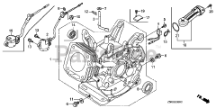 Honda GX270 UT QXU (GCAJT) - Honda Engine, Made in Thailand (SN: GCAJT-1000001 - GCAJT-9999999) CYLINDER BARREL