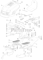 Toro 74585 (DH 210) - Toro Lawn Tractor (SN: 315000001 - 315999999) (2015)