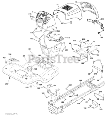 Poulan PXT 12530 (960460008-00) - Poulan XT Lawn Tractor (2009-06)