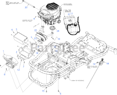Craftsman Z 5400 (CMXGNAM211702) (17ARFACT093) - Craftsman 46" Zero-Turn Mower (2022) Engine Accessories
