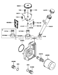 Cub Cadet M54-KW (53AI8CT4050) - Cub Cadet 54" Tank Zero-Turn Mower, 25hp Kawasaki Kawasaki FH721V-BS24 Lubrication Equipment