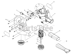McCulloch MB 2203 (41BA223P077) - McCulloch Blower Blower 7.0A