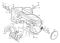 Murray 620301x54C - Murray 20" Snow Thrower (2001) Auger Housing