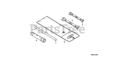 Honda GX690 TXF3 (GCBDK) - Honda Engine, Made in Japan (SN: GCBDK-1000001 - GCBDK-9999999) TOOL