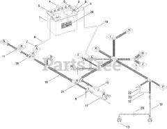 Toro 74582 (DH 210) - Toro Lawn Tractor (SN: 311000001 - 311999999) (2011)