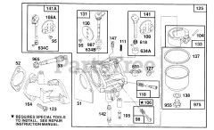 Briggs & Stratton 259707-0126-01 - Briggs & Stratton Vertical Engine Carburetor Assembly