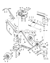Lawn-Boy 5501 - Lawn-Boy Walk-Behind Mower (SN: 300000001 - 399999999) (1973) Model 1015 Edger Trimmer Parts List