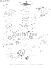 Kohler CH960-2005 - Kohler Command PRO Engine, Basic Version, 36hp, 999cc 10 Air Intake