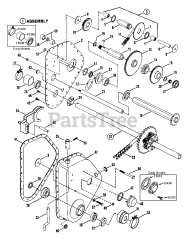 Snapper LT 16332 (82068) - Snapper 33" Lawn Tractor, 16hp Transmission Assembly Parts