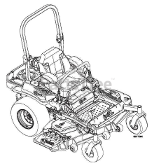 Exmark LZX801KA606SS - Exmark 60" Lazer Z X-Series Zero-Turn Mower, Kawasaki FX801V (SN: 312000000 - 312999999) (2012)