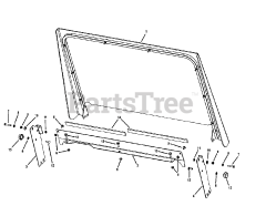 Snapper 7600014 - Snapper Windshield Kit, Series 1