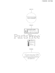 Kawasaki FX801V-AS19 - Kawasaki Engine LABEL