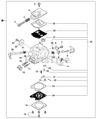 Echo CS-2511 PN - Echo Chainsaw (SN: C94813001001 - C94813999999)