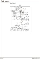 Subaru Robin EY203DK5030 (EY20-3) - Subaru Robin Engine 644 Fuel &amp; Lubricant