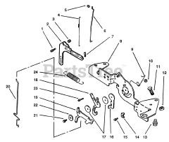 Toro 72062 (264-6) - Toro Yard Tractor (SN: 049000001 - 049999999) (1994) Engine Controls 2