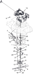 Gravely 911176 (XD3 LM SP) - Gravely 21" Walk-Behind Mower, Subaru, BBC (SN: 026208 & Above)