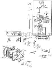 Briggs & Stratton 111707-3048-01 - Briggs & Stratton Vertical Engine Carburetor Assy,Air Cleaner