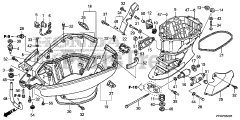 Honda BF175 AK1 XA (BAJJ) - Honda Marine Engine, Made in Japan (SN: BAJJ-1300001 - BAJJ-9999999) EXTENSION CASE