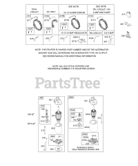Briggs & Stratton 196707-0490-E1 - Briggs & Stratton Vertical Engine Alternator, Electric Starter