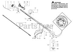 Snapper S 31 SST - Snapper String Trimmer Handle &amp; Shaft Assembly