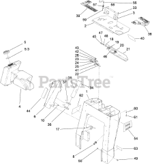 Toro 22974 (TRX-26) - Toro Trencher (SN: 310000301 - 310999999) (2010) Control Tower Assembly