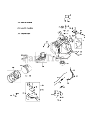 Troy-Bilt 2P70M0D - Troy-Bilt Engine 2P70M0D Crankcase