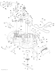 Poulan Pro PB 195H42 LT (960420036-04) - Poulan Pro Lawn Tractor (2009-09) Mower Deck