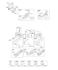 Briggs & Stratton 128802-1978-E1 - Briggs & Stratton Vertical Engine Air Cleaner, Exhaust System