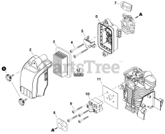 Echo PB-5810 H - Echo Backpack Blower (SN: P63215001001 - P63215999999) Intake, Air Filter