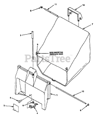 Echo LM-214 - Echo Walk-Behind Lawn Mower Bagger Asy