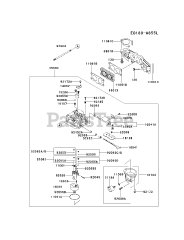 Kawasaki FX691V-AS21 - Kawasaki Engine CARBURETOR