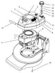 Lawn-Boy 10905 B - Lawn-Boy 48cm Walk-Behind Mower, Canada (SN: 006900001 - 006999999) (1996)