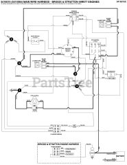 Ferris IS 2100Z (5901585) - Ferris IS2100Z Series 52" Zero-Turn Mower, 26hp Briggs & Stratton, CARB Electrical Schematic - PTO Clutch Circuit - B&amp;S 49R977 S/N: 2017954955 &amp; Below