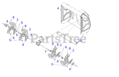 Cub Cadet 2X 26 TRAC (31AH7FVM710) - Cub Cadet 2X 26" TRAC Snow Thrower (2020) Auger Housing