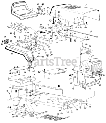 MTD 13785-7 - MTD Lawn Tractor (1987) Lawn