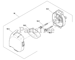 Briggs & Stratton 866089-A - Briggs & Stratton 33cc Brush Cutter (2016) Engine Service Parts - Air Cleaner (TR01771A)