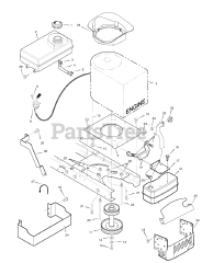 Murray 405020x51A - Murray 40" Lawn Tractor (2007) Engine Mount