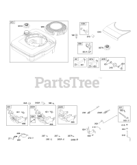 Briggs & Stratton 12F702-0606-01 - Briggs & Stratton Vertical Engine Controls, Fuel Supply, Governor Spring