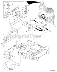 Scag STC52A-24HN - Scag Tiger Cub 52" Zero-Turn Mower, 24hp Honda (SN: 9300001 - 9309999) Engine And Attaching Parts (Honda)