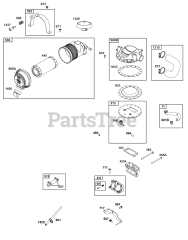 Briggs & Stratton 386447-0097-B5 - Briggs & Stratton Horizontal Engine